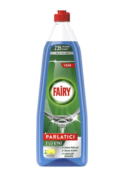 Fairy 3’lü Etki Bulaşık Makinesi Parlatıcısı, Sıvı, Limon Kokulu,