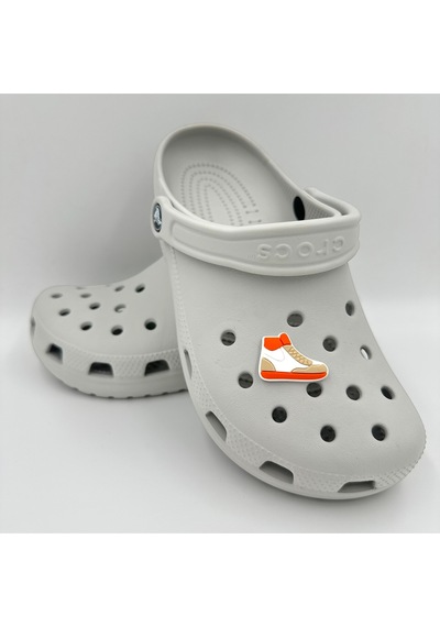 Crocs Terlik Süsü Ve Aksesuarı , Çanta Süsü Jibbitz 3d Ayakkabı 07 Görsel Logo Aksesuar Bej-beyaz-turuncu Crocs Terlik Süsü Ve Aksesuarı , Çanta Süsü Jibbitz 3d Ayakkabı 07 Görsel Logo Aksesuar Bej-beyaz-turuncu