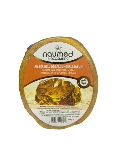 Amber Özlü Batık Ve Çilek Bacak Onarımına Yardımcı Doğal Süngerli Sabun 130gr Amber