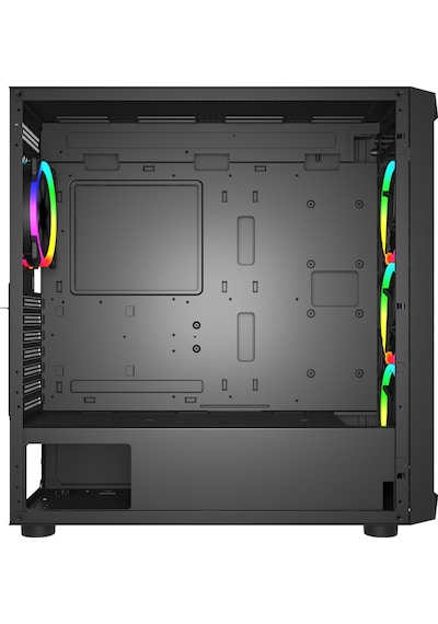 Gamers Arena Vento VG16AL Rgb E-Atx Oyuncu Bilgisayar Kasa Siyah