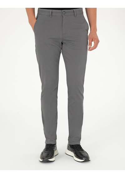Pierre Cardin Erkek Gri Pantolon Kanvas-chino 50292522-vr024 Gri