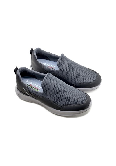 King Paolo H1255 Walk Slip Krakers - Füme - Erkek Ayakkabı Füme