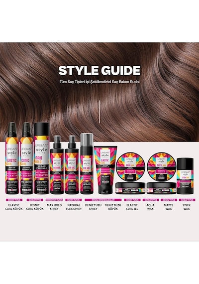 Urban Care Style Guide Max Hold Sabitleyici Maksimum Tutuşlu Saç Spreyi 250 Ml- Vegan