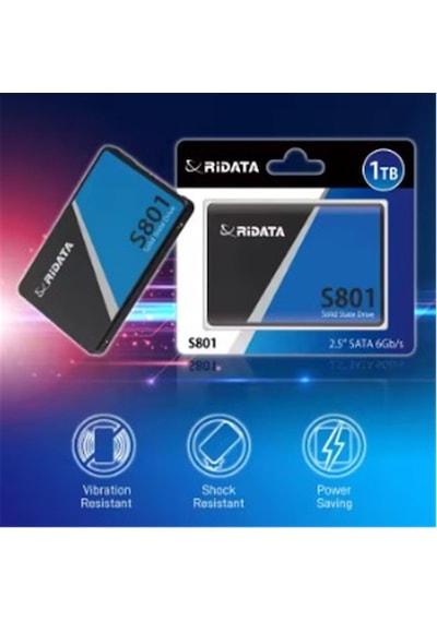 Ridata 1tb Sata Iıı 6gb-s S801 Read Up 520mb-s Ssd Harddisk