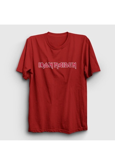 Noıssey Unisex Kırmızı Logo Iron Maiden T-shirt 86340tt