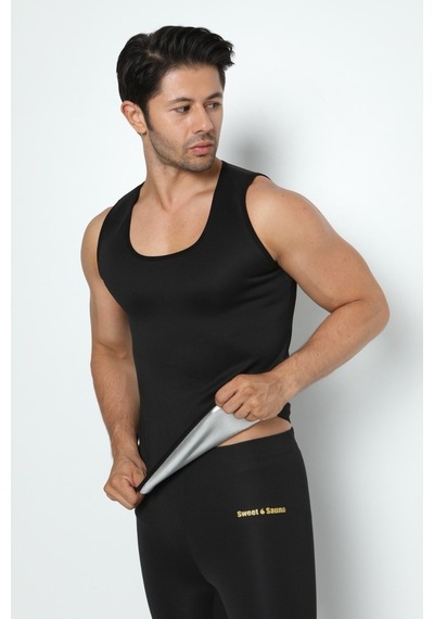 Form Angel Erkek Sauna Termal Atlet Tayt Takım Terleme Fa03