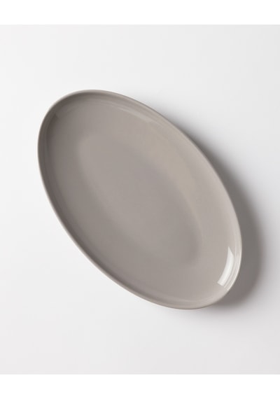 Madame Coco Aurea Kayık Tabak - Gri - 25 Cm 8684427205730 Çok Renkli