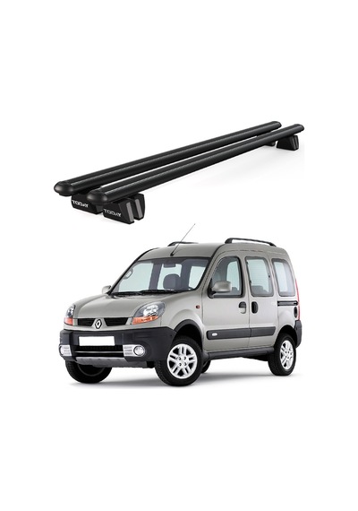 Pençe Renault Kangoo 1997-2007 Uyumlu Siyah Ara Atkı 109cm Port Bagaj Tavan Barı