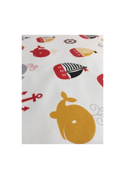 Lief Home Kırmızı Desenli Bebek Yastık Kılıfı 2 Adet