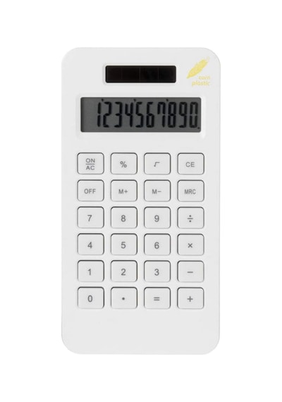 12341803 Cep Hesap Makinası Beyaz