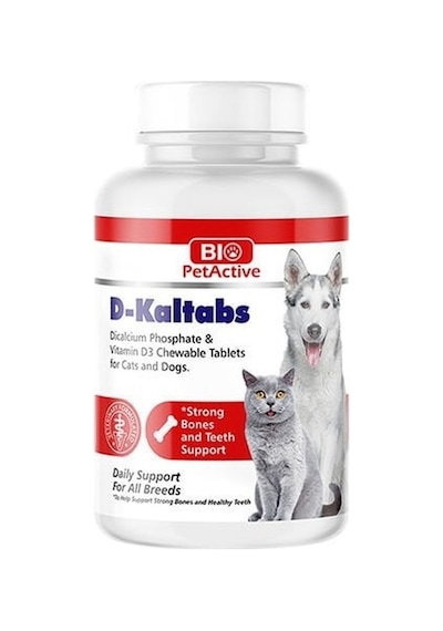 Bio Petactive D-kaltabs Kedi ve Köpek İçin Kalsiyum Tableti 30 G 60 Adet