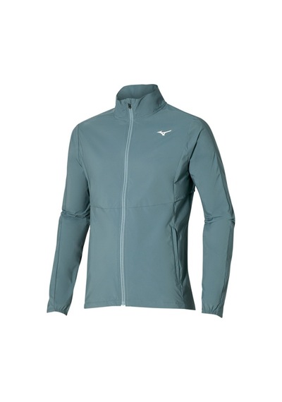 Mizuno Premium Warm Jacket Erkek Yağmurluk Gri