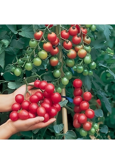 Doğal Ata Tohumu Çeri Salkım Domates Tohumu 20 Tohum