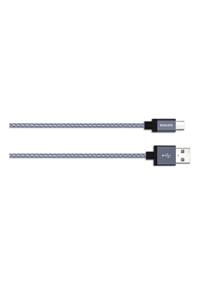Philips Uyumlu Dlc2518N Micro Usb - Örme Şarj Ve Data Kablosu