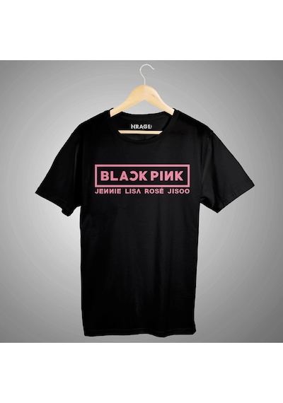 Startmore Black Pink Üyeler Siyah Tişört Siyah