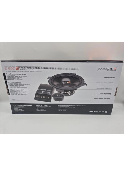 Powerbass 13cm Component Hoparlör - Powerbass S-50c 13cm Hoparlör + Tweeter + Crossover Komponent Ho