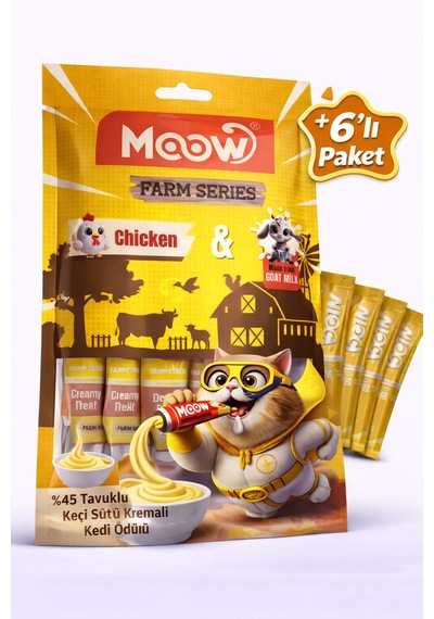 Tuklu Keçi Sütlü Kedi A Ödülü 6x12g