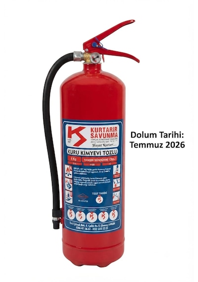 Remont Yangın Söndürme Tüpü - 6 Kg - Dolum Tarihi Temmuz 2026