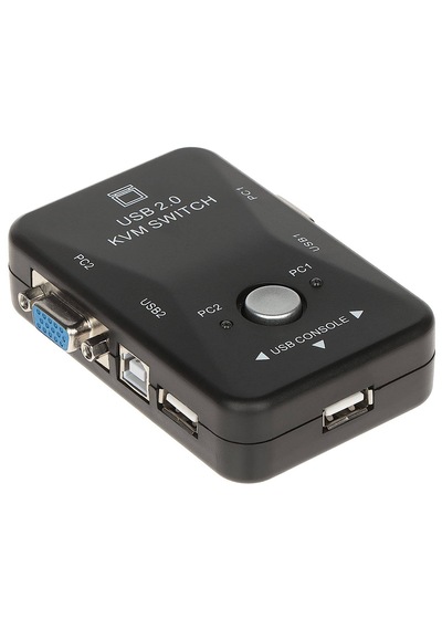 Molix Mx-2740 2 Port Usb 2.0 Manuel Kvm Switch - Vga Ve Usb Klavye Mouse Paylaştırıcı