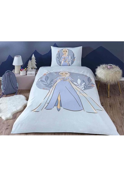 Özdilek Tek Kişilik Çocuk Nevresim Takımı-frozen Ice Queen Lila