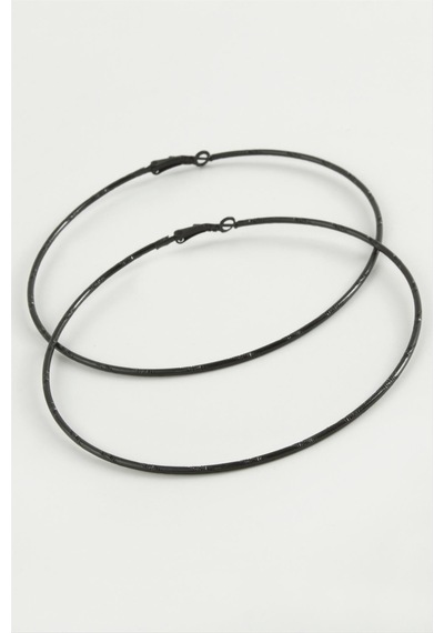 Noktalı Metal Halka Küpe 8-9-10 Cm çok renkli 74055572