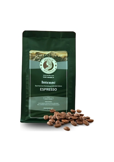 Intense Çekirdek Kahve Özel Harman, %100 Arabica, Espresso Için Özel Kavrulmuş 250g Çekirdek Kahve