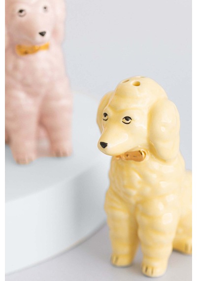 Yvonne Ellen Pastel Poodle Tuz Ve Biberlik Baharat Setleri Çok Renkli