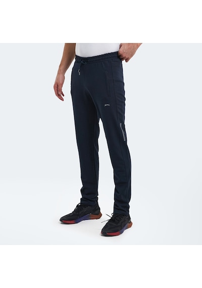 Slazenger OLIVA IN Erkek Cepli Lacivert Eşofman Altı