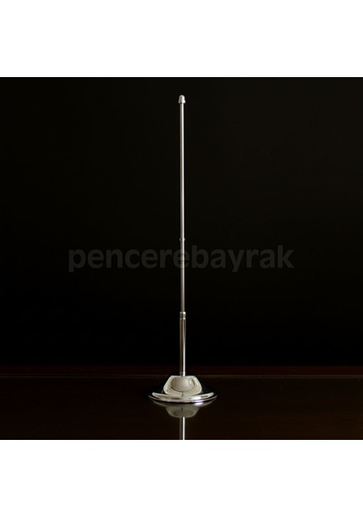 Tekli Krom Masa Direği Standart Metal Krom Kaplama 34 CM