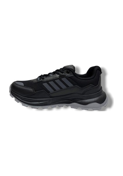 Best Of 2045-26 Anorak Deri Anatomik Erkek Sneaker Siyah Füme