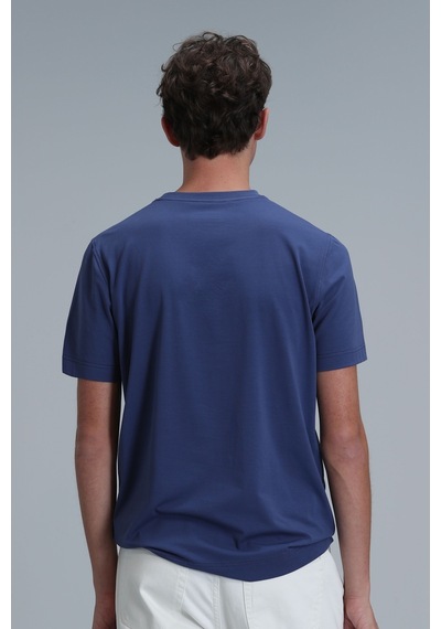 Lufian Nally Modern Grafik T- Shirt Koyu Saks Koyu Saks 111020205100245 111020205100245 Saks Mavisi Lufian Nally Modern Grafik T- Shirt Koyu Saks Koyu Saks 111020205100245 111020205100245 Saks Mavisi
