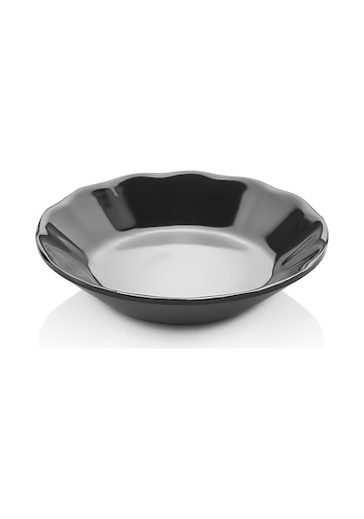 12 Adet 11 Cm Siyah Melamin Çay Tabağı Bulaşık Makinesinde Yıkanabilir Dayanıklı Çay Tabak