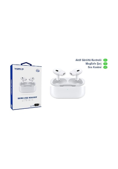 Sunix BLT-42 Kablosuz 5.3 Bluetooth Kulaklık + Silikon Kılıf