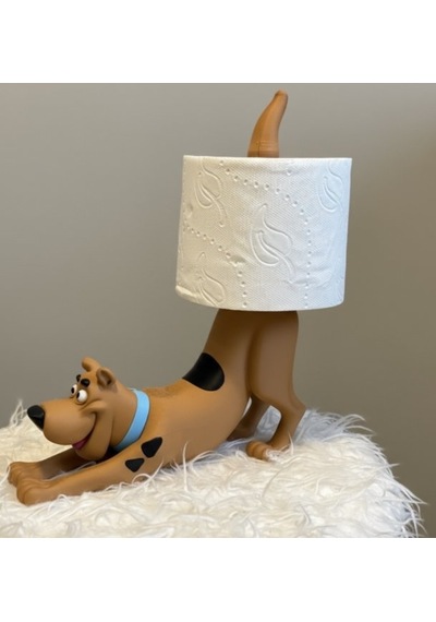 Scooby-doo Tasarım Tuvalet Kağıdı Tutucu - Eğlenceli Banyo Dekoru Ve Dekoratif Tuvalet Kağıtlığı Standı Diğer