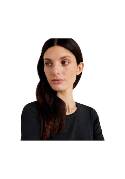 United Colors Of Benetton Basic Kısa Kollu Bisiklet Yaka T-shirt SIYAH