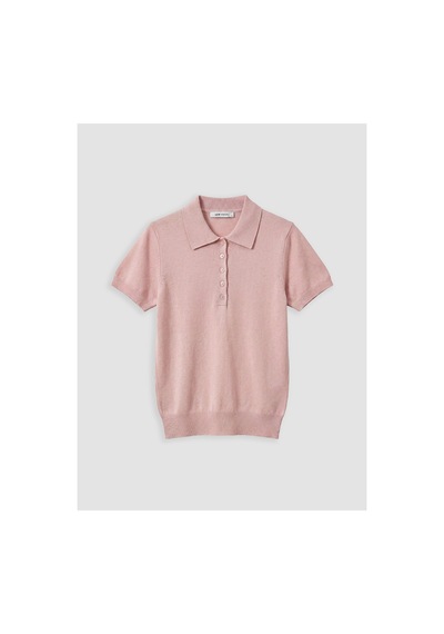 LC Waikiki Alıta Cıty Farkıyla Lcw Vision Pembe Polo Yaka Kadın Triko Kazak Pembe - 931131703 Pembe