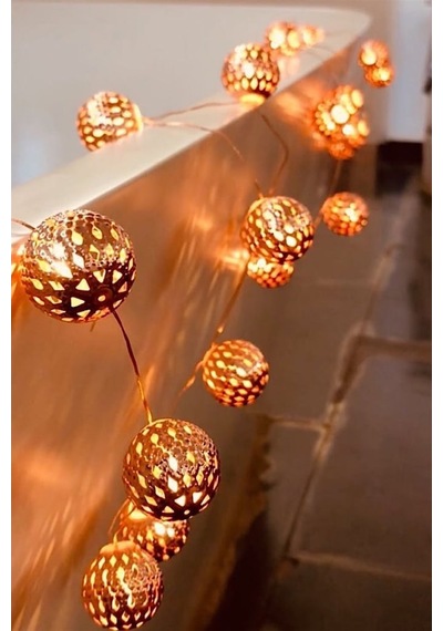 Bakır Top Led Işık Zinciri