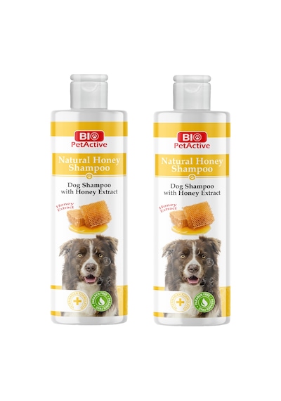 Bio Petactive Natural Honey Shampoo Doğal Bal Özlü Köpek Şampuanı 400 Ml. X 2 Adet