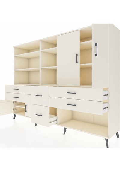 Hyperion Dolap 10 Raflı 6 Çekmeceli 4 Kapaklı 220x44x163 Aytaşı-a Aytaşı-aytaşı Hyperion Dolap 10 Raflı 6 Çekmeceli 4 Kapaklı 220x44x163 Aytaşı-a Aytaşı-aytaşı