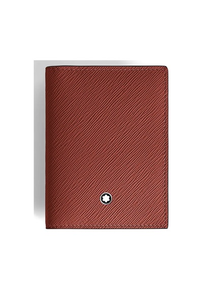 Mont Blanc Montblanc Sartorial Deri 4 Bölmeli Kartlık 223045 Kırmızı
