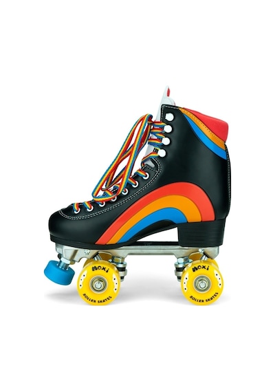 Moxi Rainbow Rider Black Quad Paten