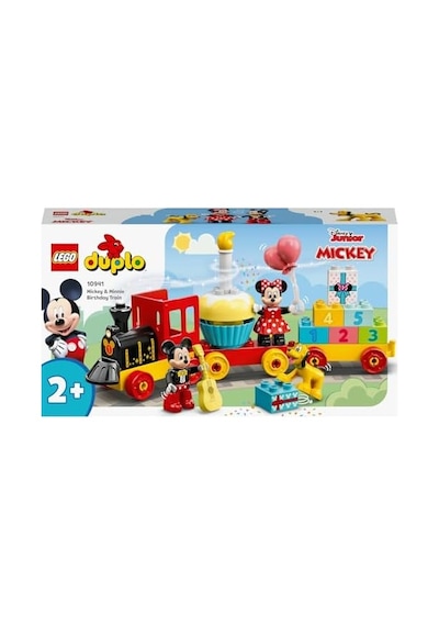 ǀ Mickey Ve Minnie Doğum Günü Treni 10941-2 Yaş Ve Üzeri Çocuklar İçin Rakamlı Doğum Günü Treni İçeren Eğitici Yapım Seti 22 Parça