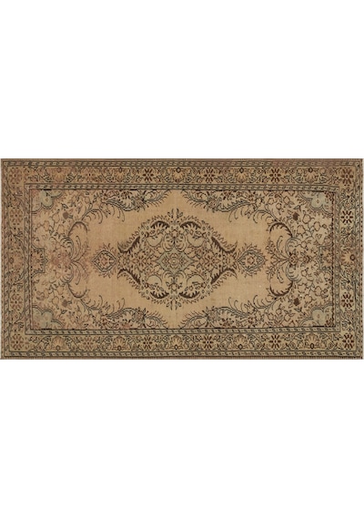Eşsiz Anadolu Vintage Eskitme El Dokuma Halı 158 X 292 Cm 8740