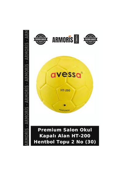 Premium Salon Okul Kapalı Alan Ht-200 Hentbol Topu 2 No 30 Çok Renkli