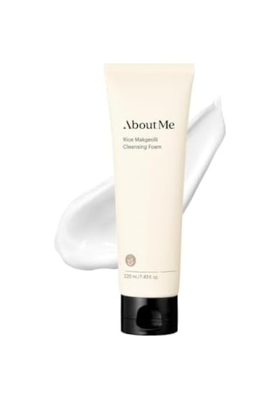 About Me Rice Makgeolli Cleansing Foam Pirinç Mayası Özlü Aydınlatıcı Temizleme Köpüğü Cilt Temizleme Ürünü 220 Ml