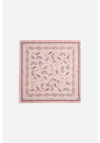 Akswsuar Etnik Desenli Fular 50 50 Pembe