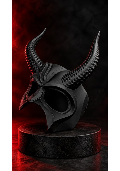 Boynuzlu Maskeli Balo Maskesi - Cosplay, Cadılar Bayramı Ve Parti Maskesi 3d Model