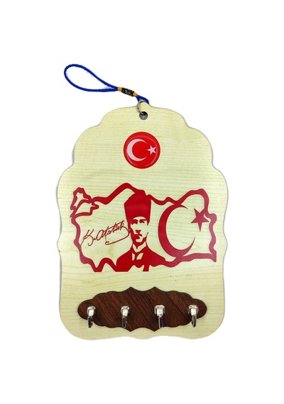 Ahşap Anahtarlık Ve Duvar Süsü Atatürk Temalı 17 X 23 77968426