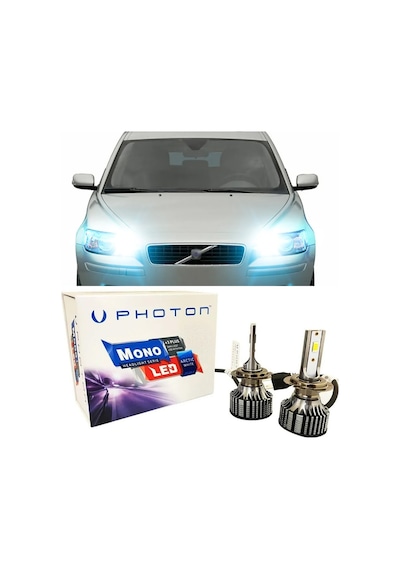 Volvo V50 Led Xenon Uzun Far Ampulü H9 Mono Yeni Seri Beyaz 2007-2012