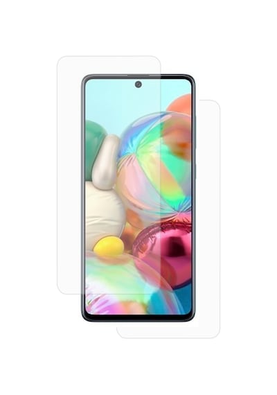 Exquıs Samsung Galaxy A71 Uyumlu Ön Ve Arka Koruma 360 Full Kaplama - Şeffaf